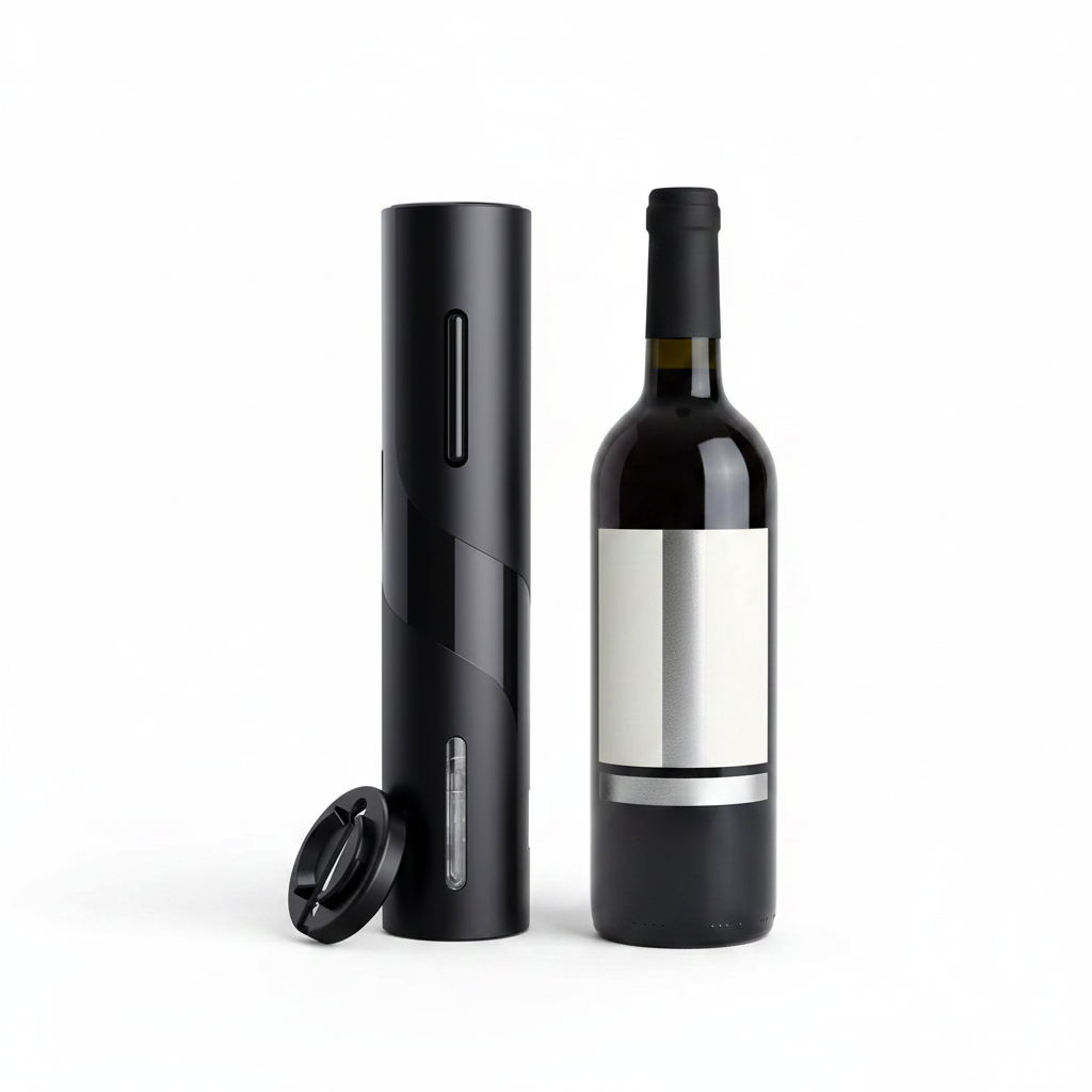 Fondo blanco con botella